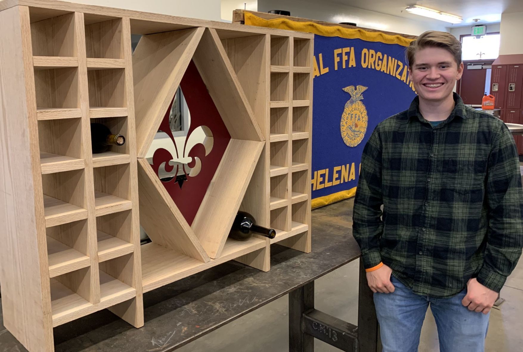 Sam Coltrin, Senior, Wine Rack